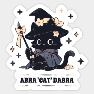 Wizard Cat - ABRA 'CAT' DABRA - Sticker